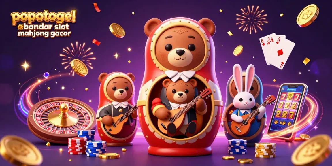 Experience thrilling gaming with popotogel bandar slot mahjong gacor featuring vibrant characters and sparkling casino elements.