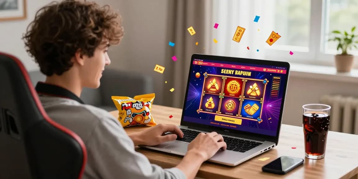 Exciting online gambling experience featuring slot deposit 1k player engaging with vibrant slot game graphics.