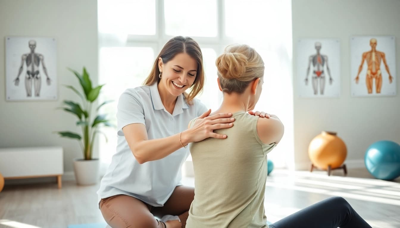 Learn how to relieve back pain through professional assistance and posture correction in a serene clinic.