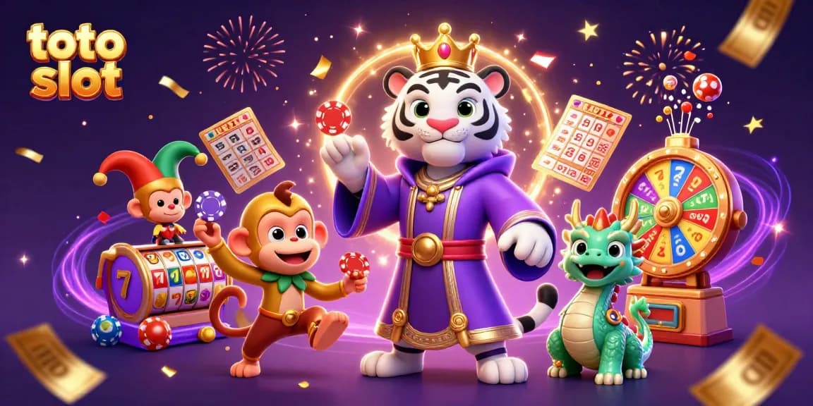 Menggandakan kesenangan di toto slot dengan harimau putih, monyet emas, dan naga giok dalam ilustrasi 3D