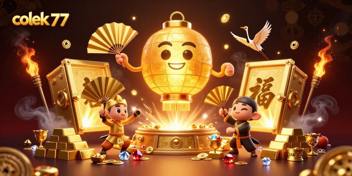 Experience the thrill at colek 77 as golden treasures burst from a casino vault amidst mystical spirits.