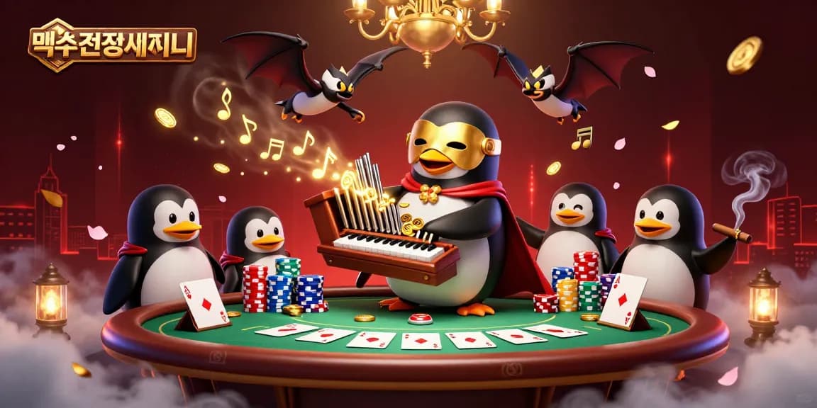먹튀검증사이트에서 안전하게 배팅하는 법을 보여주는 화려한 카지노 일러스트