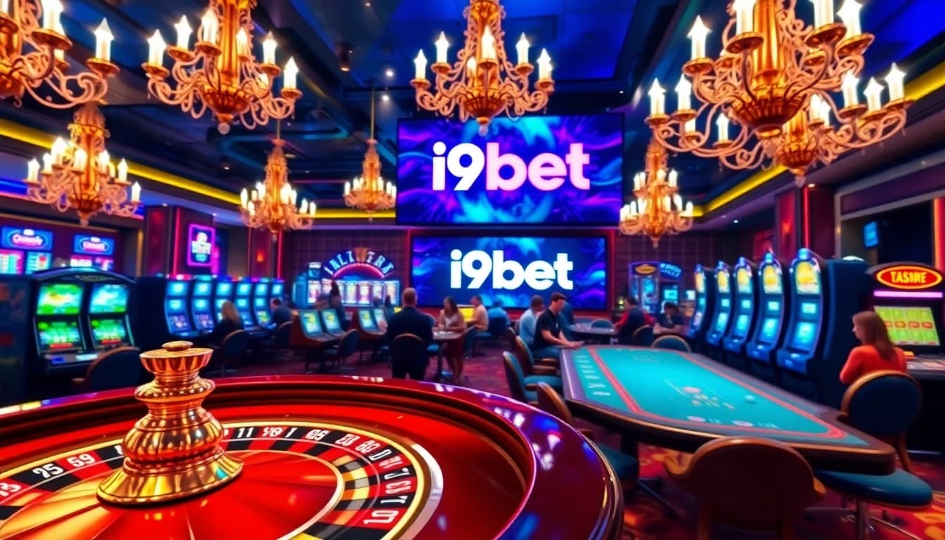 Experience the thrill of winning at i9bet with vibrant casino games and luxurious ambiance.