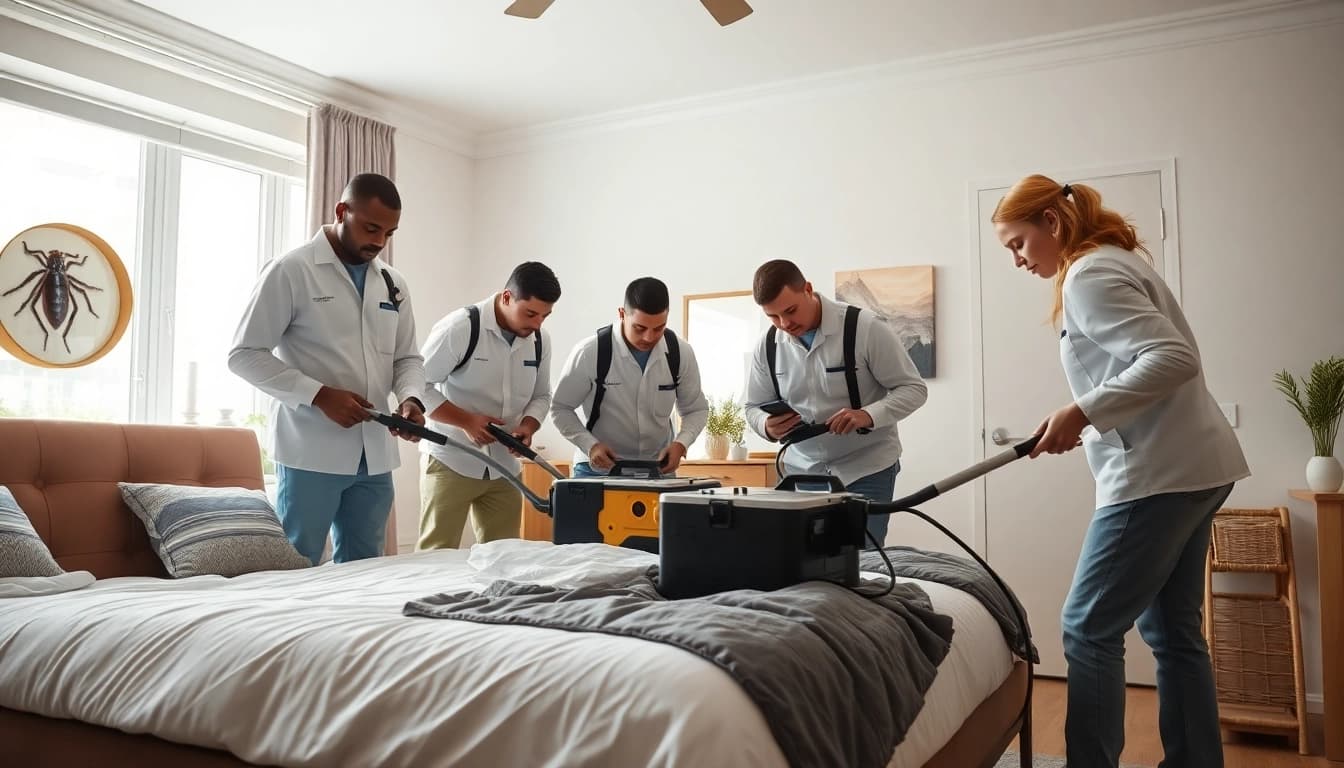Effective waukesha bed bug exterminators working diligently to ensure pest-free homes.