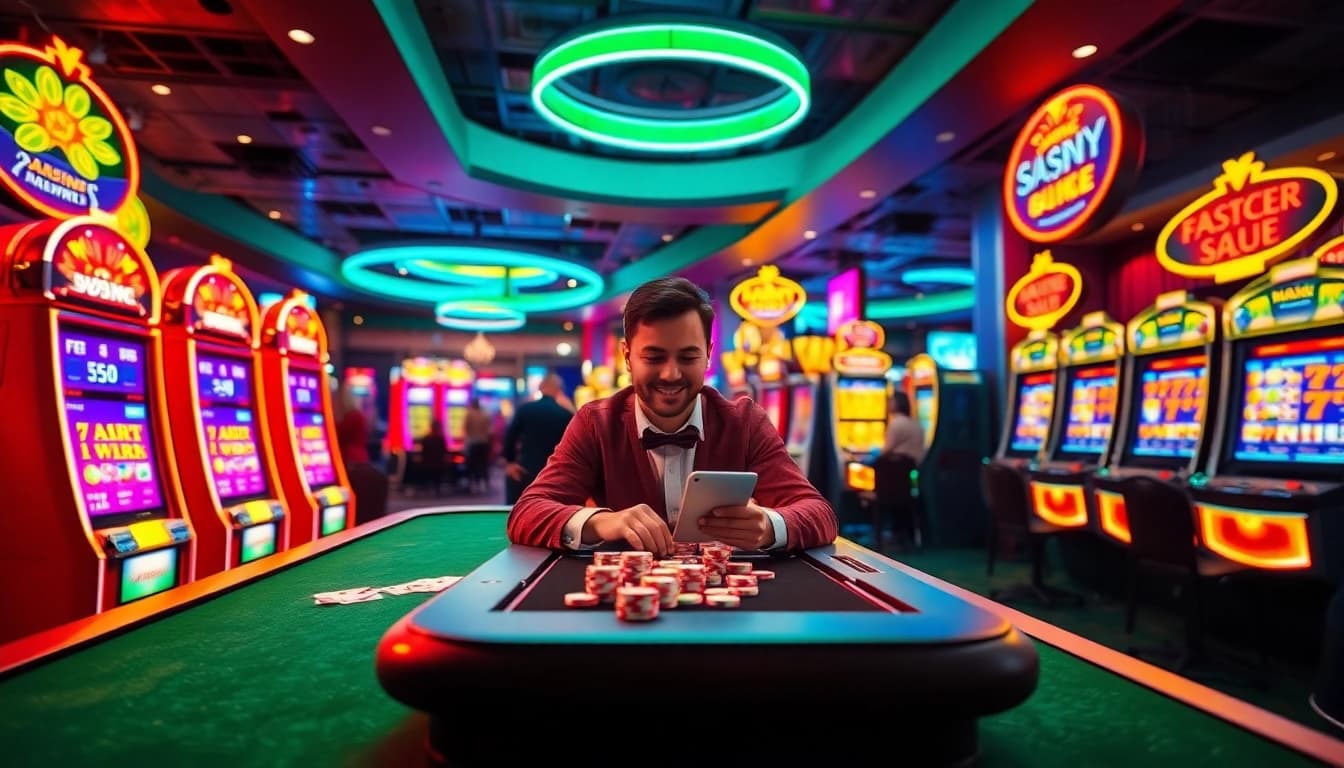 Menangkan permainan di kasino dengan bbni4d, dealer ramah dan mesin slot berwarna-warni.