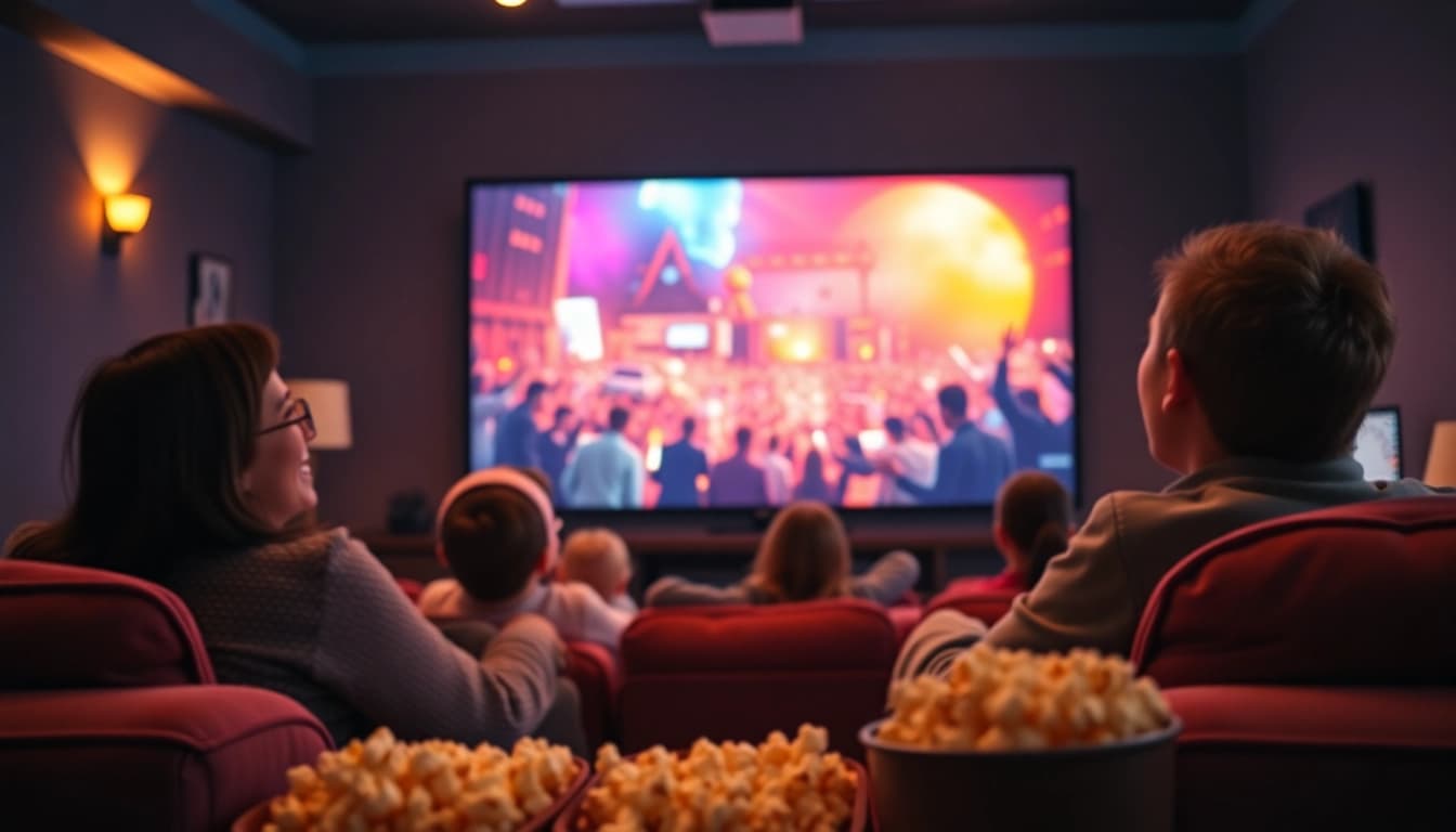 ชมเว็บดูหนังออนไลน์ฟรี 24 ชั่วโมง ในบ้านกับครอบครัวที่เต็มไปด้วยความสุข