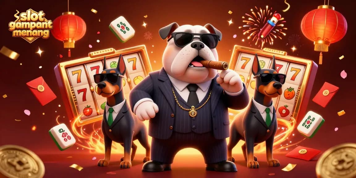 Menangkan jackpot dengan slot gacor gampang menang yang dikelilingi karakter kasino yang menarik.