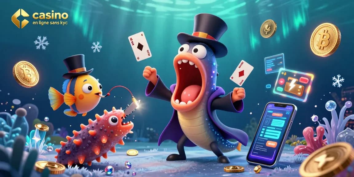 Explorez les bonus incroyables dans un casino en ligne sans KYC avec des personnages marins fascinants.