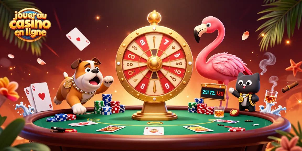 Jouez à des jeux passionnants en jouant au casino en ligne avec des scènes vibrantes et des prix palpitants.