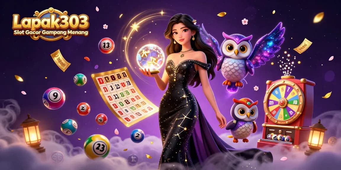 Experience thrilling chances with Lapak303 Slot Gacor Gampang Menang in a magical casino scene.