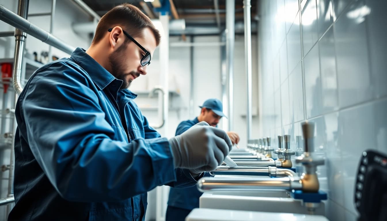 Die sonni sanitär GmbH zeigt professionelle Sanitärinstallationen durch erfahrene Techniker.