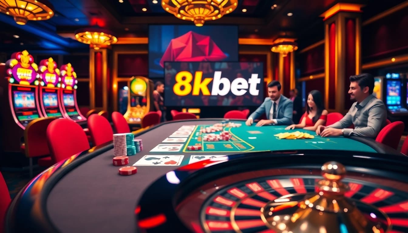 8kbet offers an exciting gambling experience with vibrant poker games and colorful slots.