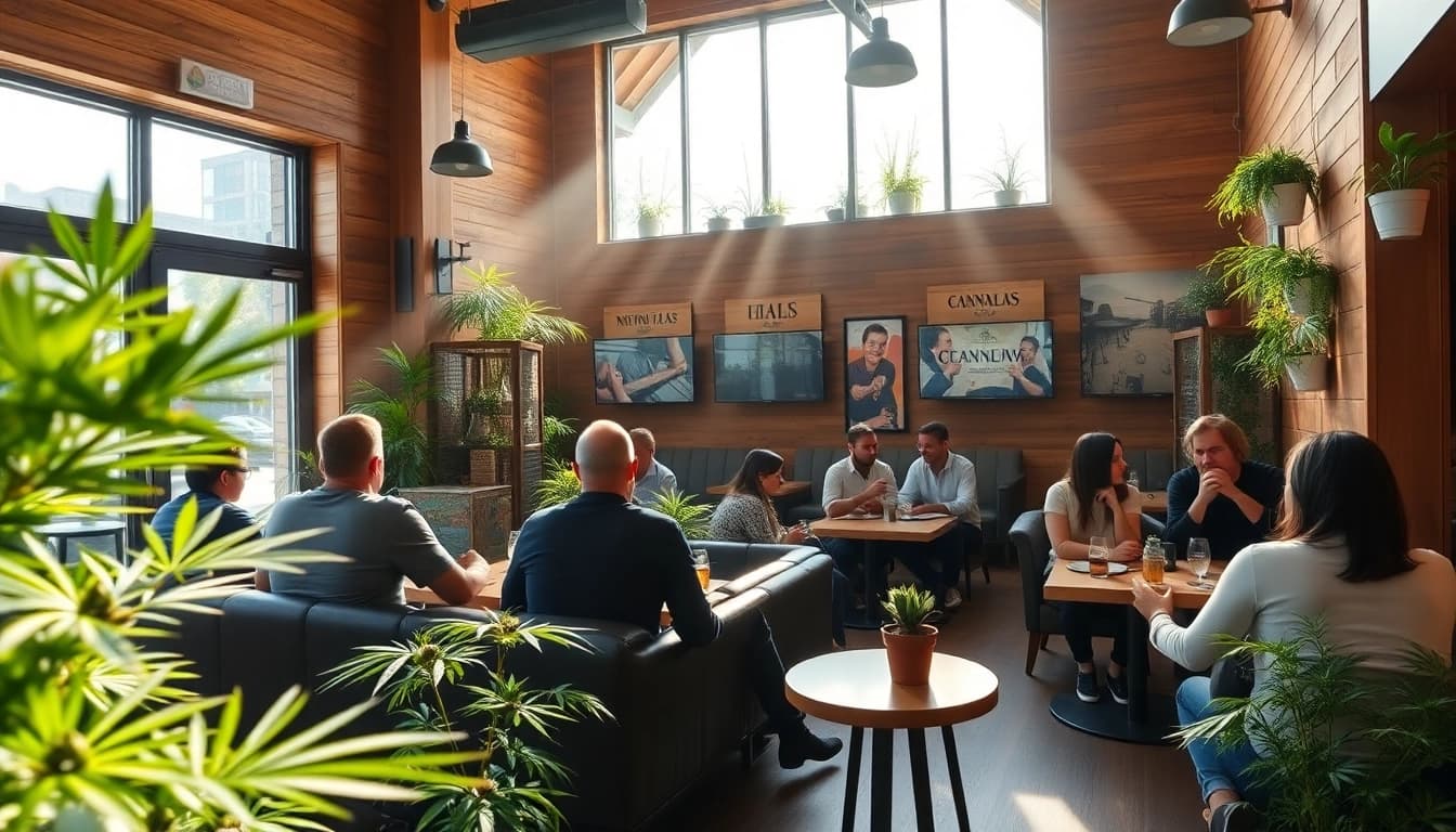 Erleben Sie die entspannte Atmosphäre im cannabis club hamburg mit gemütlichen Sitzgelegenheiten.