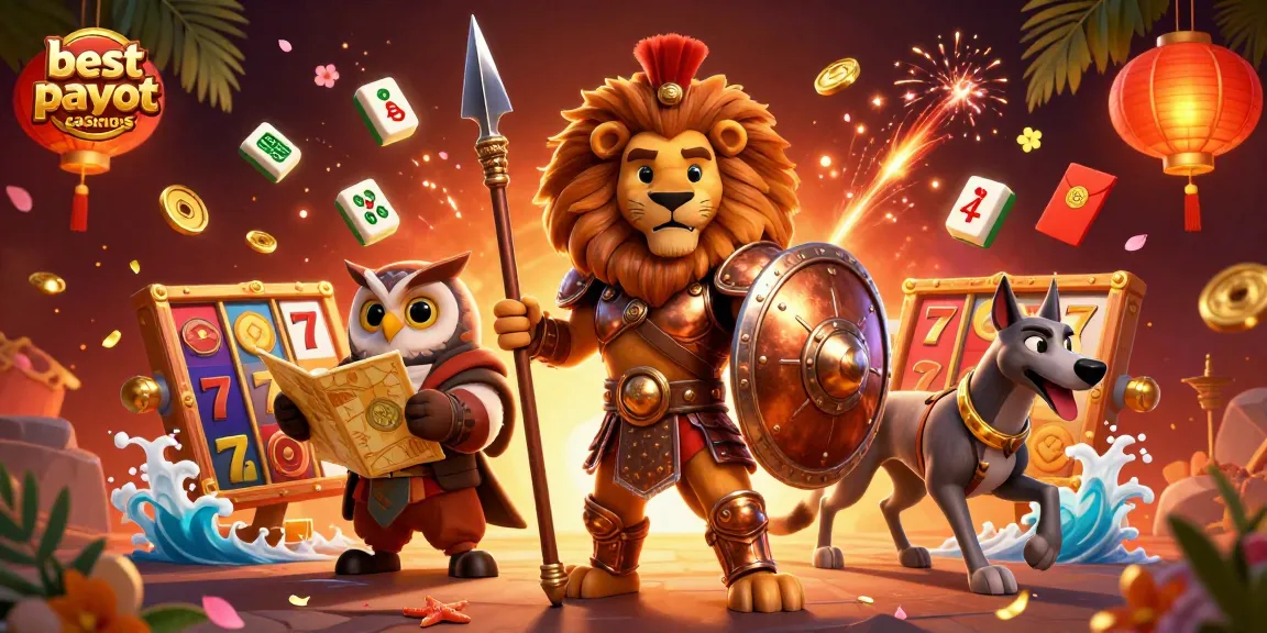 Engage with the best payout casinos featuring lively 3D characters and slot machines.