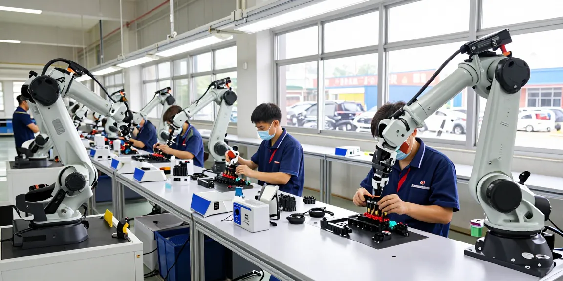 Automotive electrical connector manufacturers ensuring precision in modern factory assembly.