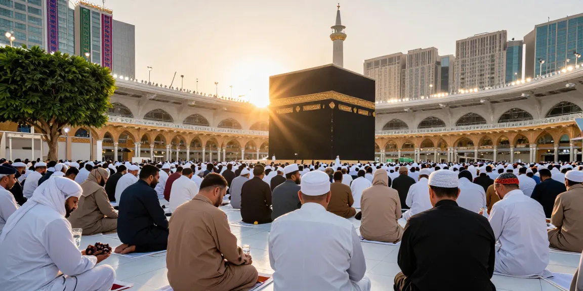 Umroh full ramadhan pilgrims at Masjidil Haram, spiritual journey, travel experience