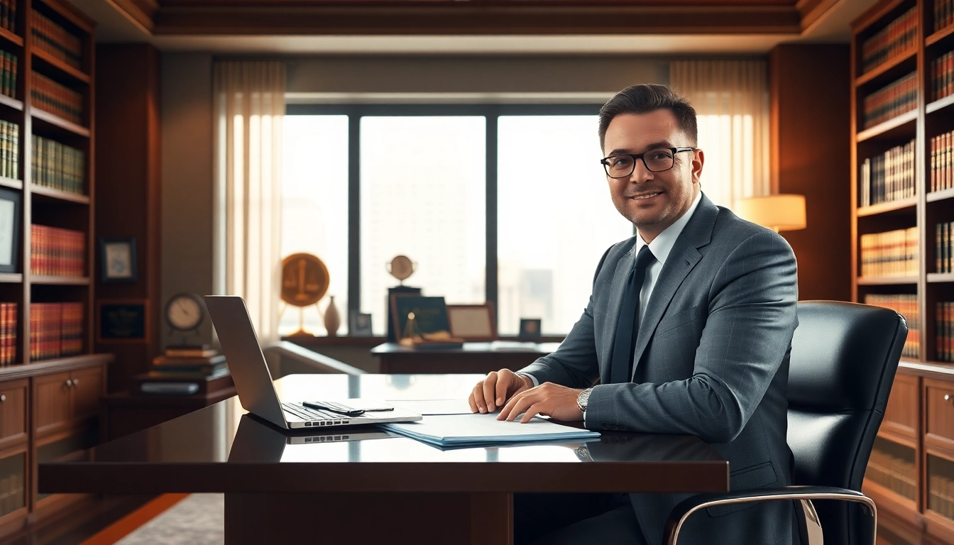 Brooklyn Estate Planning Lawyer consulting in an elegant office environment.