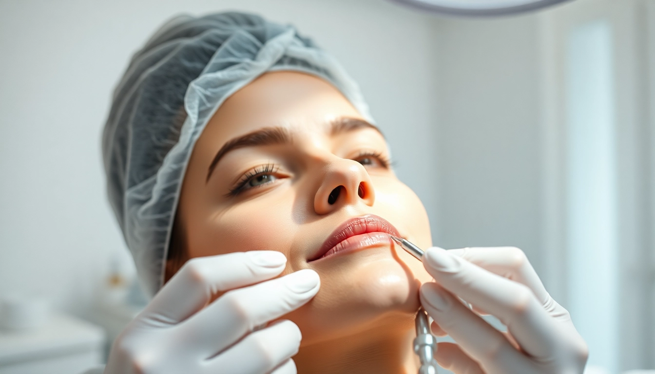 Kirkegaard Aesthetics: Professional surgical procedure showcasing the skillful hand of an experienced surgeon.