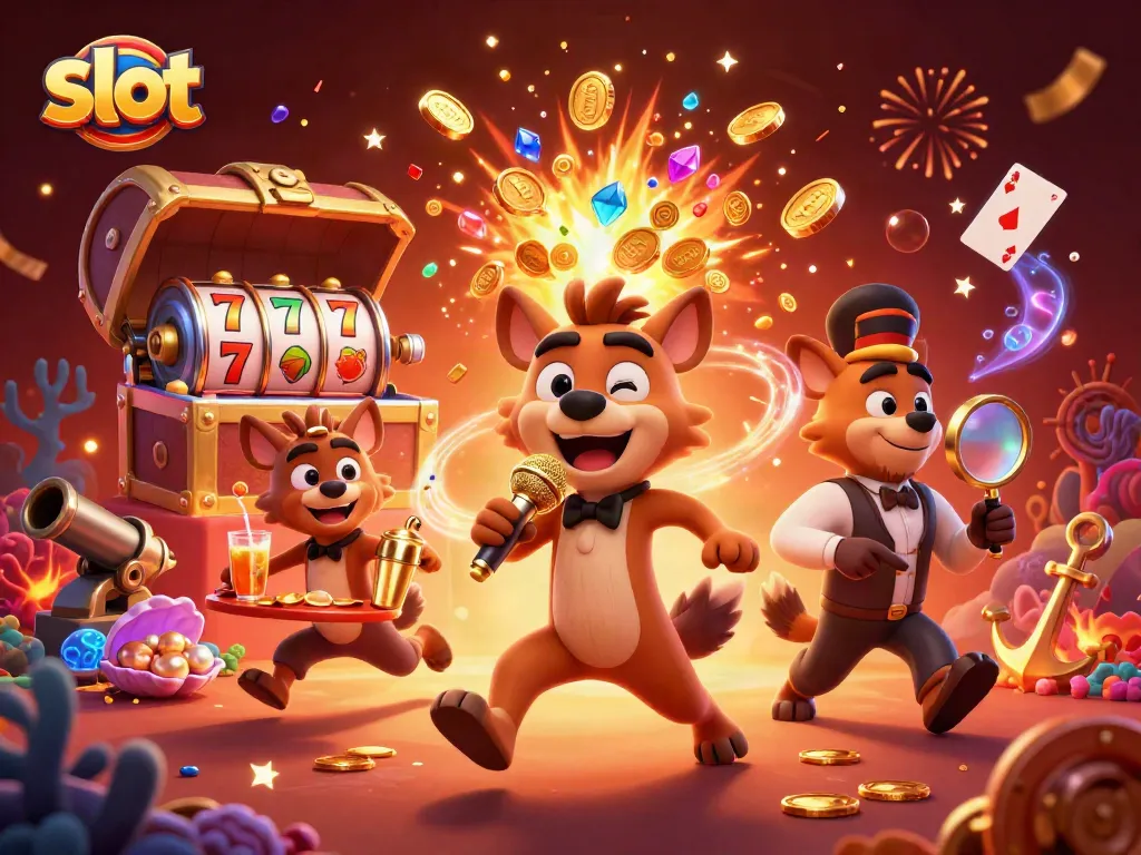 Menangkan slot dengan karakter lucu di kasino komedi penuh aksi.