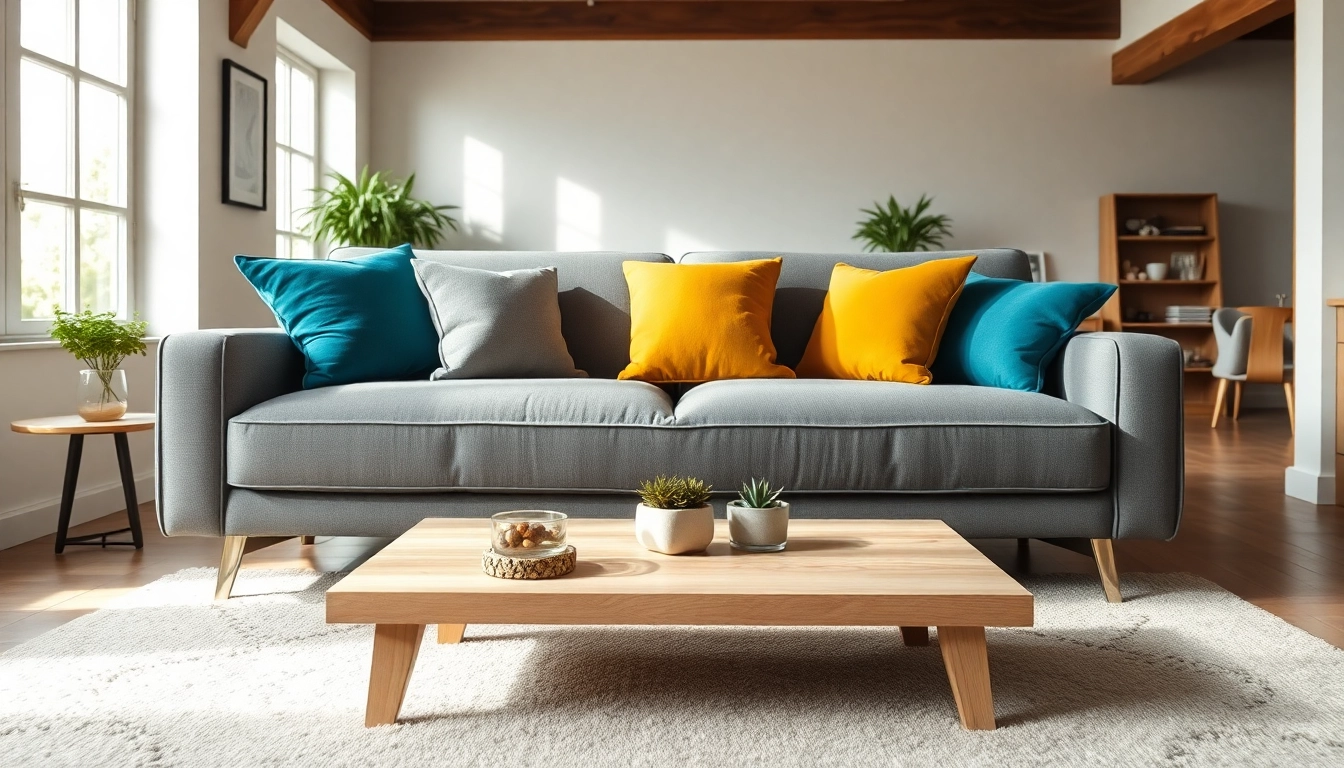 Discover stylish sofa beds UK combining comfort and aesthetics in a cozy living room.