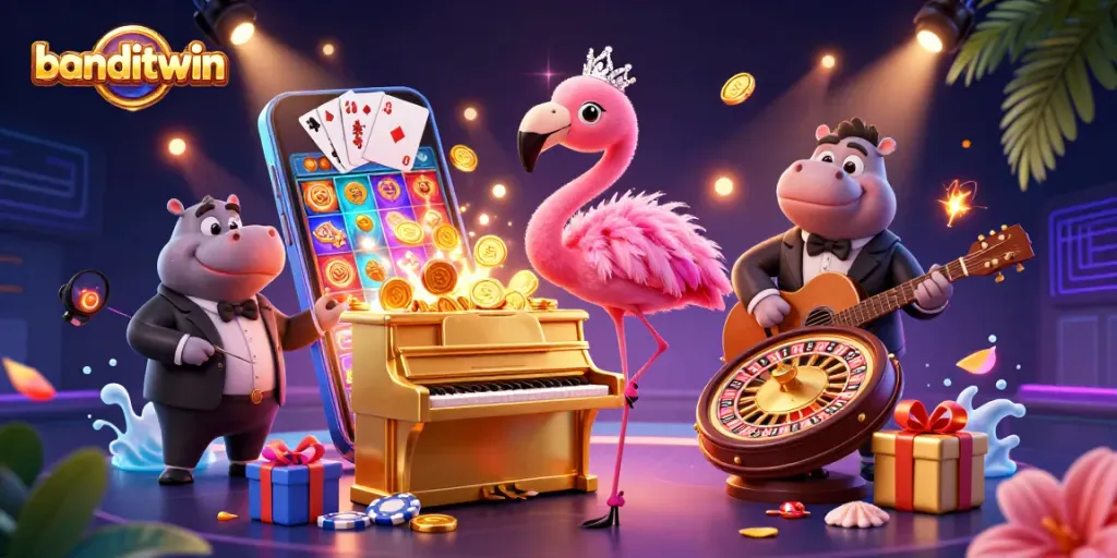 Banditwin menawarkan pengalaman bermain yang unik dengan permainan slot penuh warna dan suasana ceria di kasino virtual.
