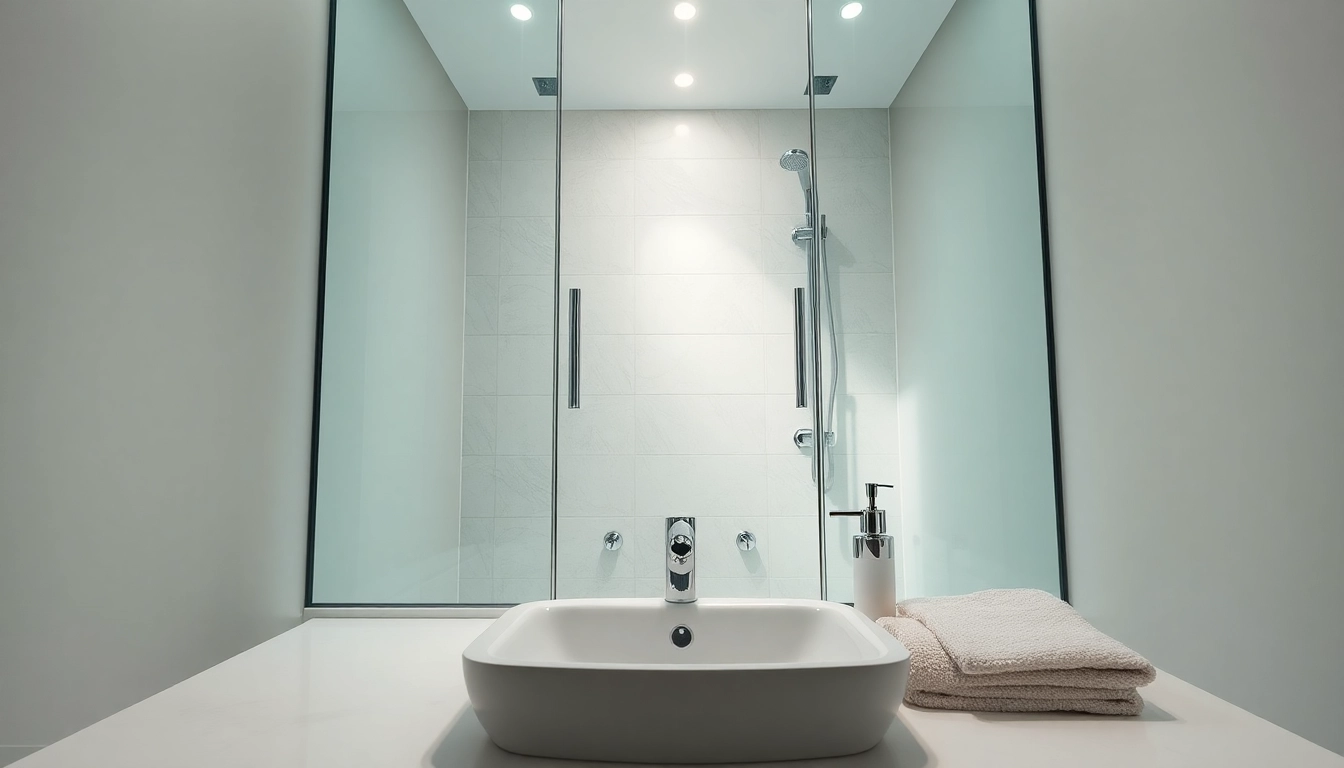 Erleben Sie die eleganten Designs der sonni Duschkabine in einem modernen Badezimmer.