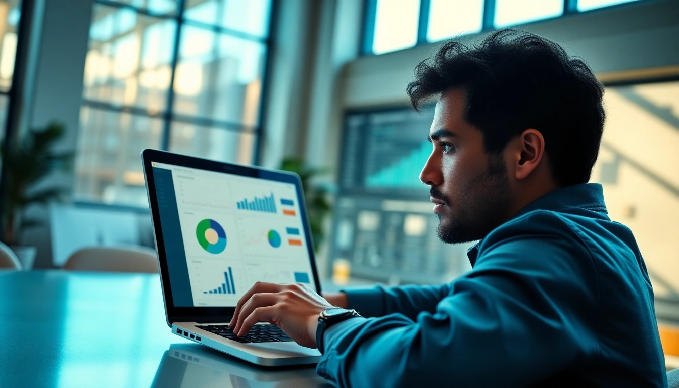 Reviewing website analytics for Link vào C168 in a modern office setting.