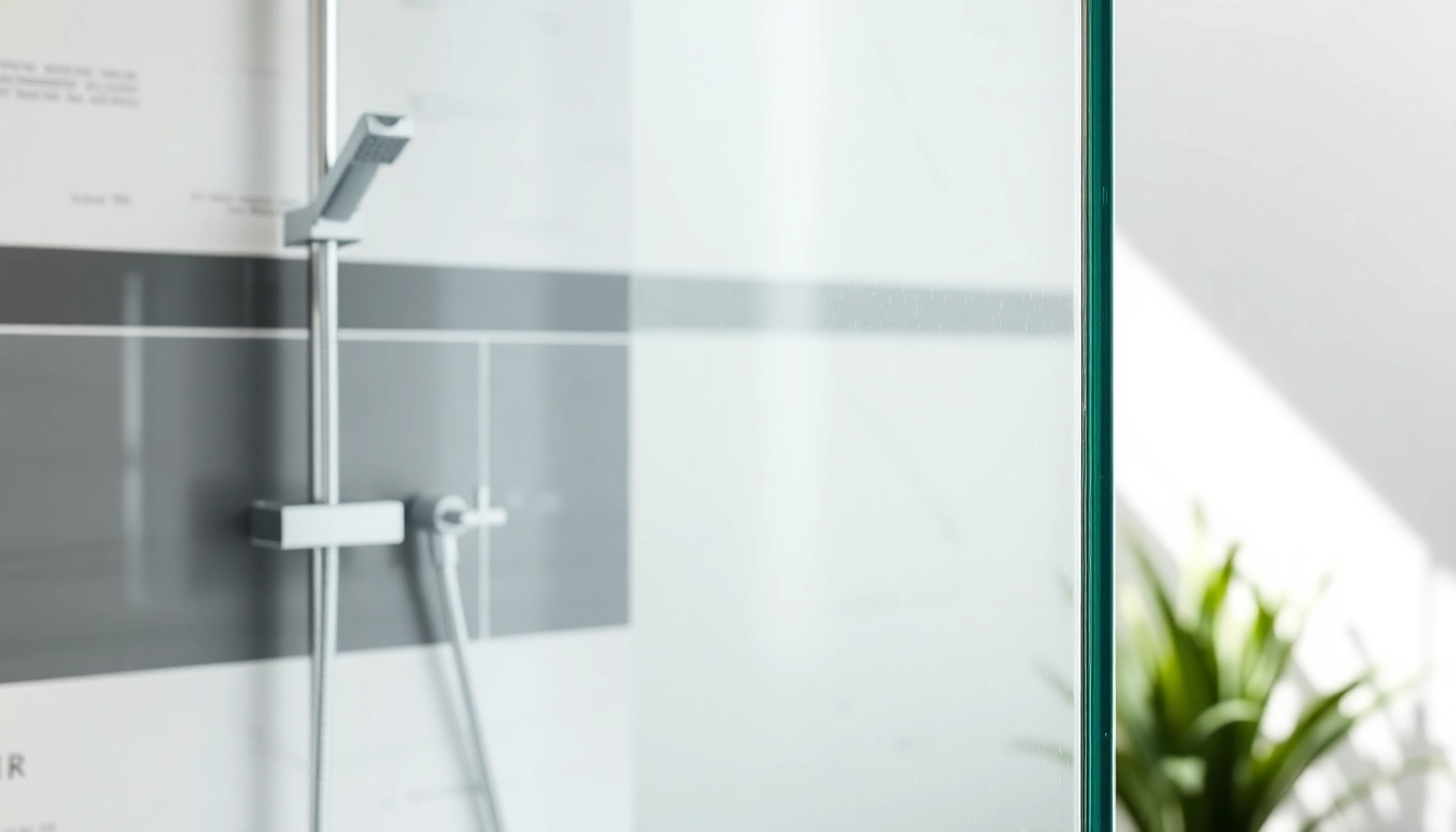 Installer une paroi de douche à l'italienne dans une salle de bain moderne et élégante.