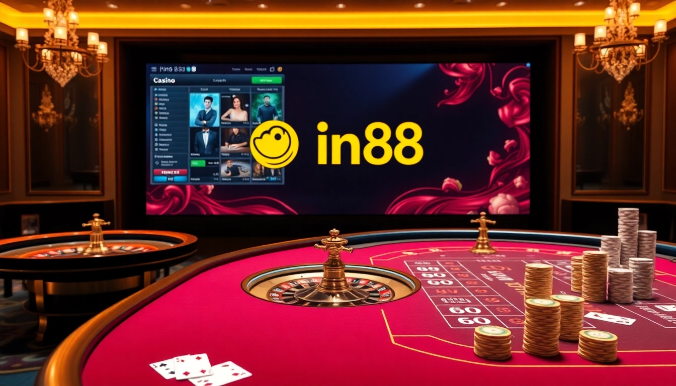 Engaged players enjoying high-stakes Baccarat at the luxurious Bin88 casino.
