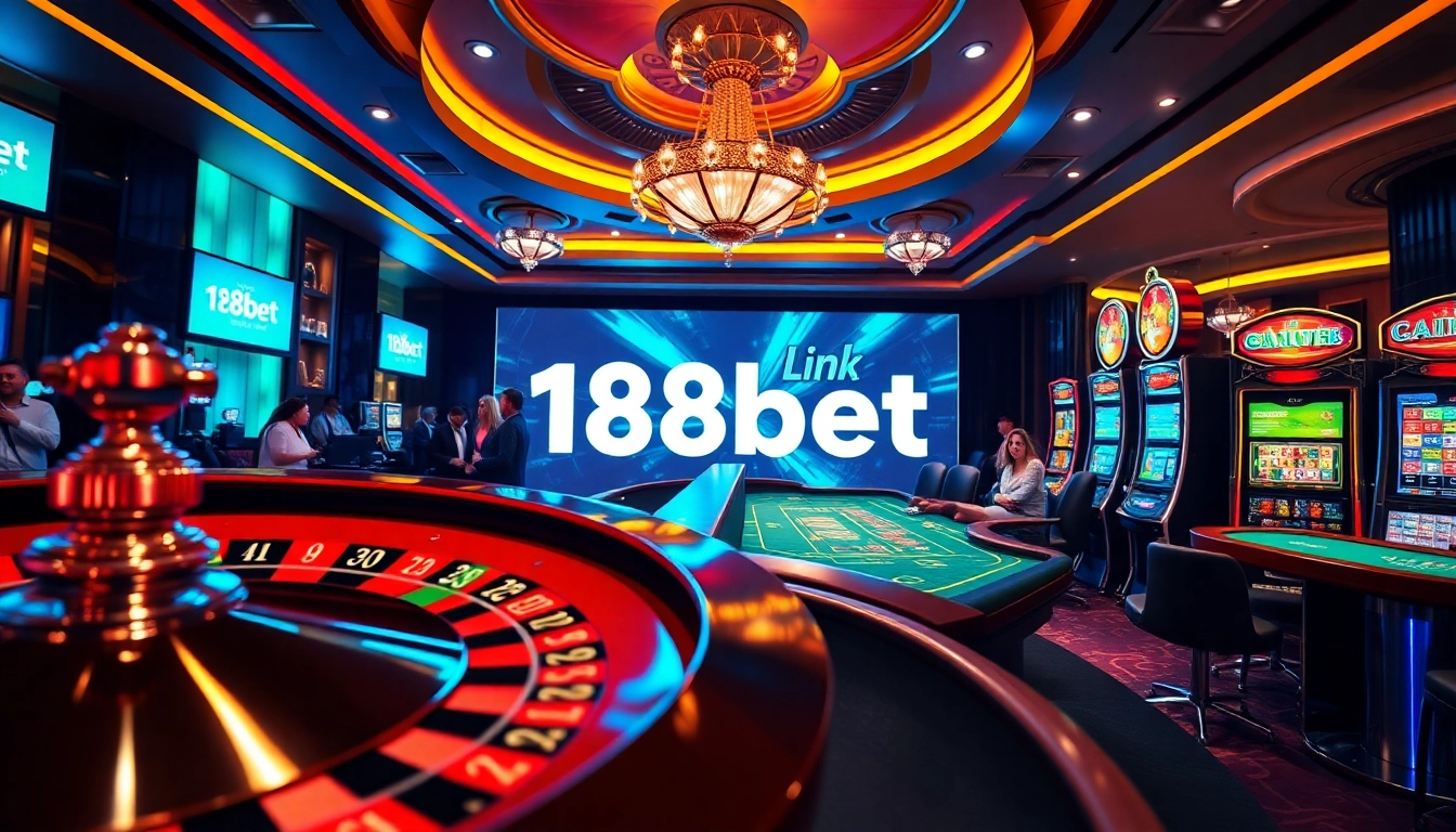 Experience the thrill of placing bets at link 188bet with vibrant casino elements.