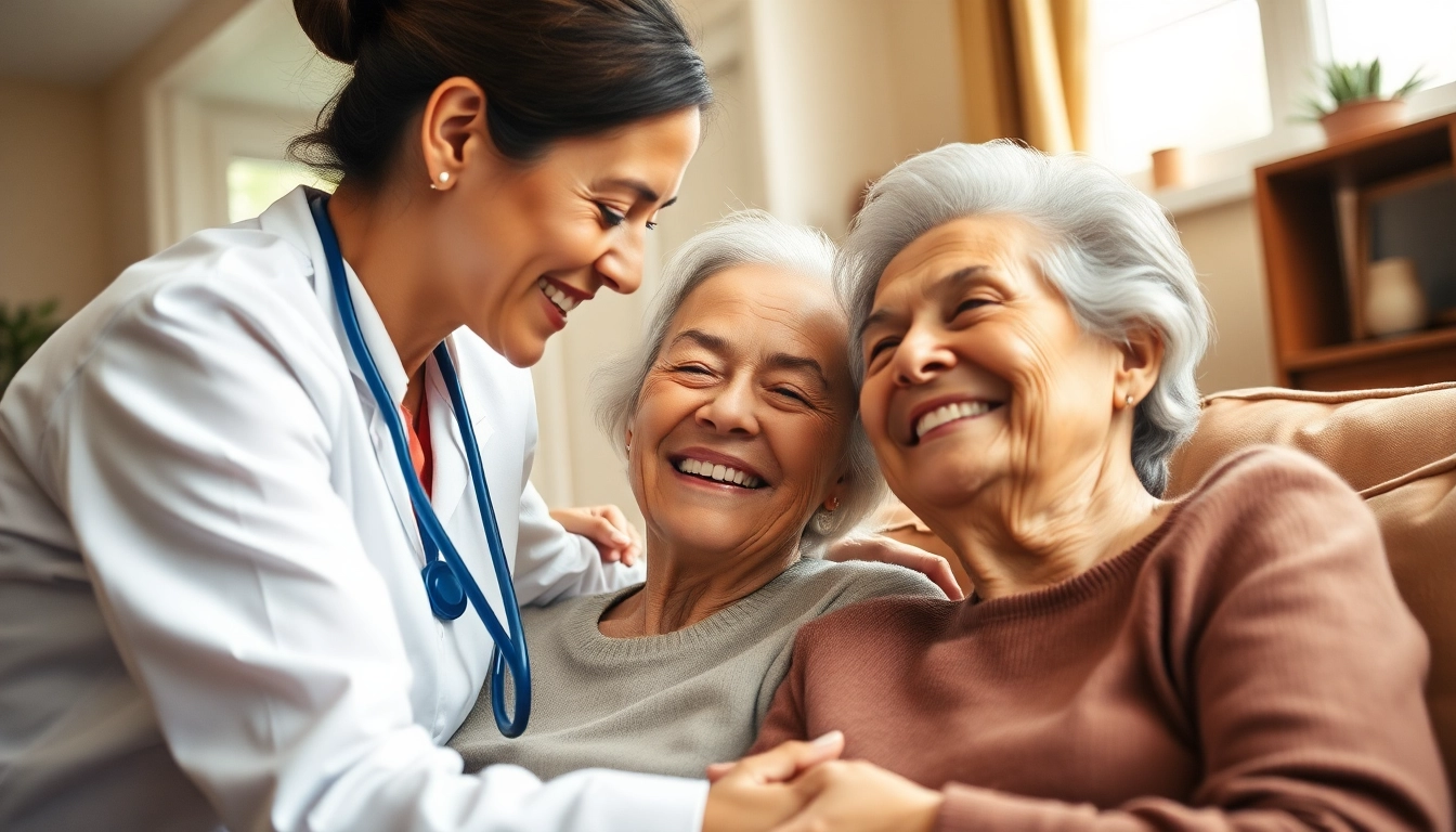 Engaging scene of senior caregivers austin tx providing compassionate support in a cozy setting.