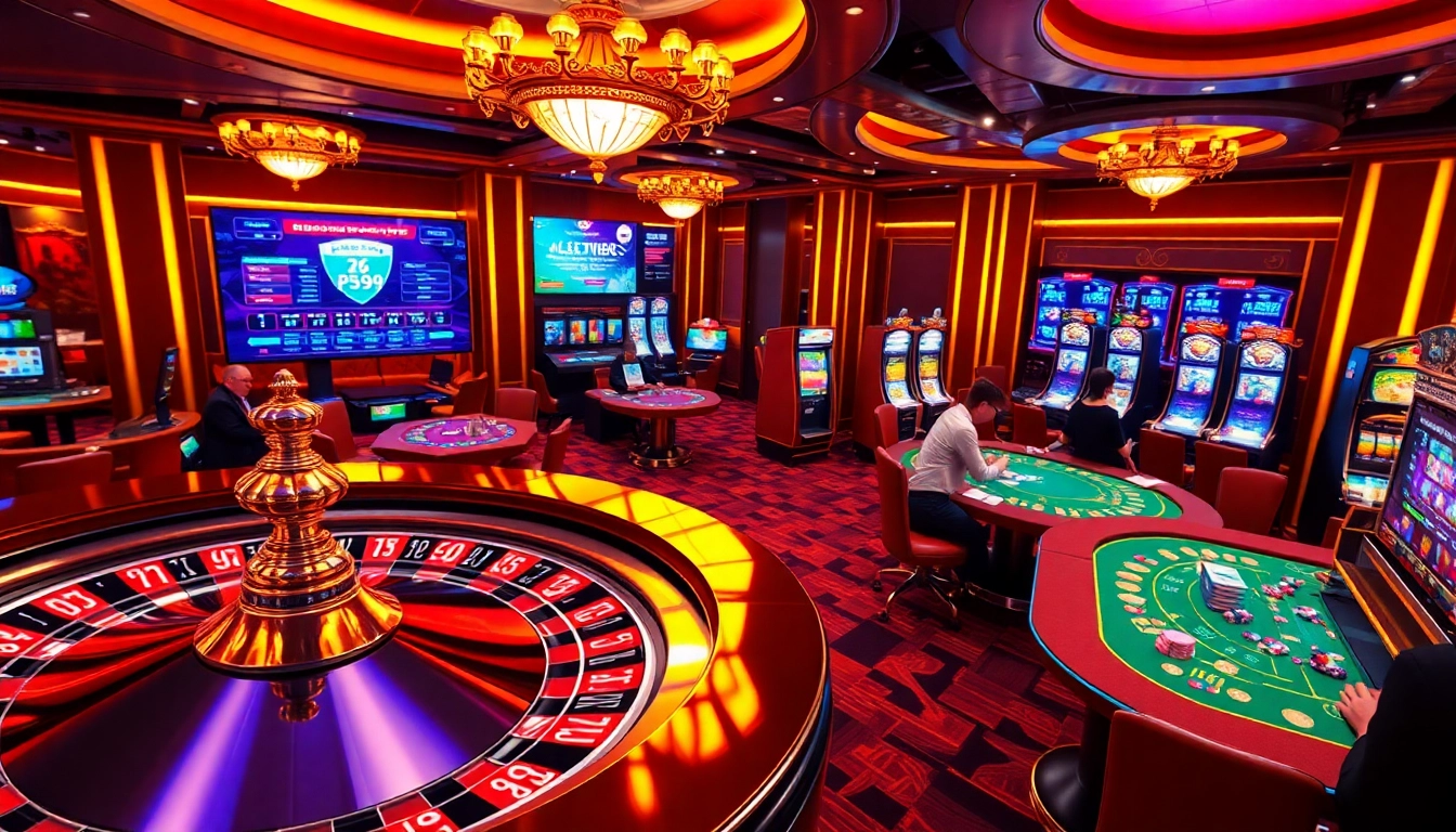 Experience the thrill of PS 99 with dynamic gameplay at roulette and poker tables.