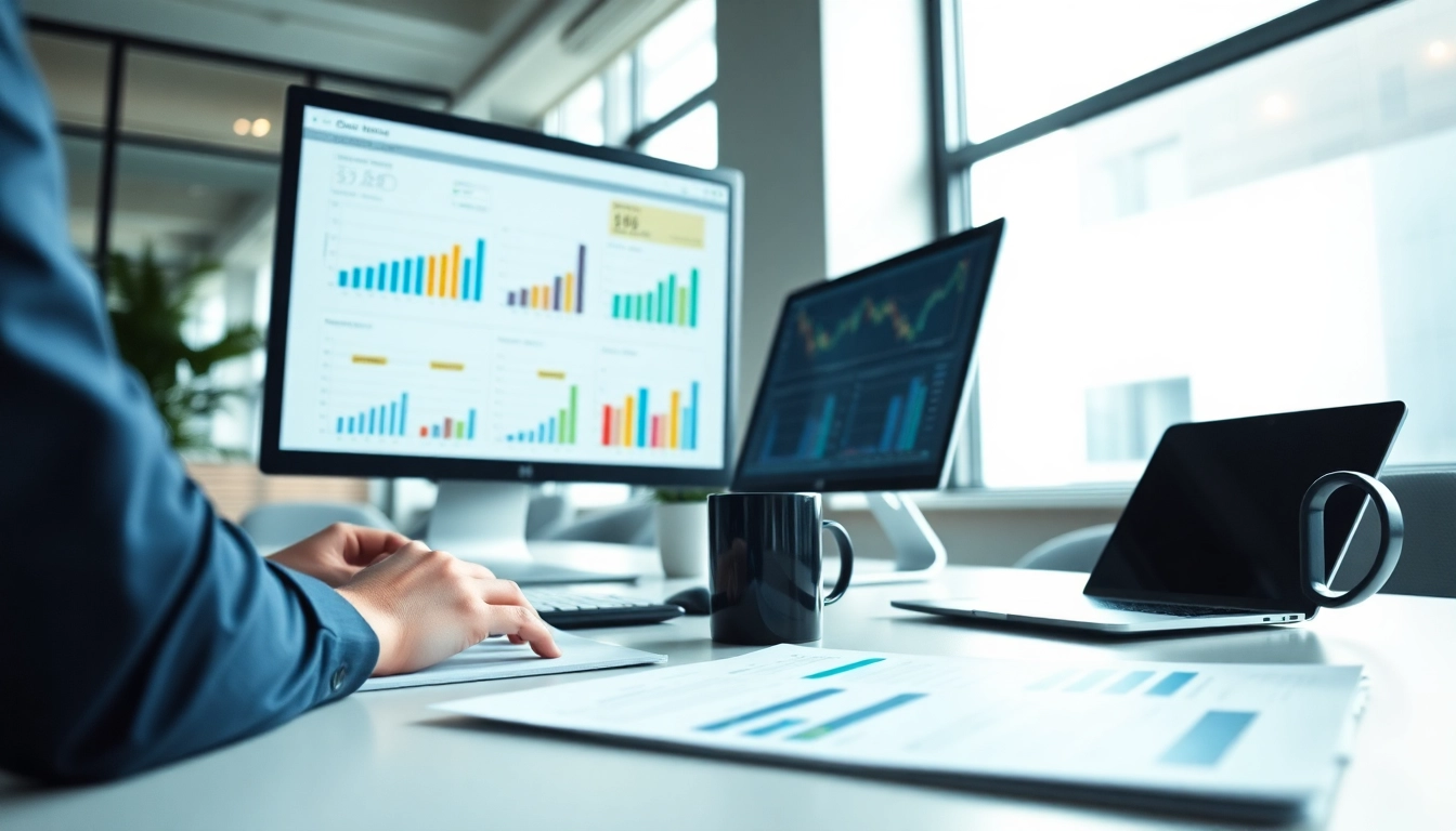 Find competitor pricing through strategic analysis at a modern desk setup.