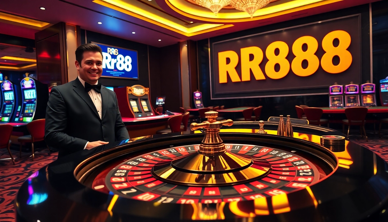 Experience the excitement of casino games at RR88 with vibrant tables and thrilling action.
