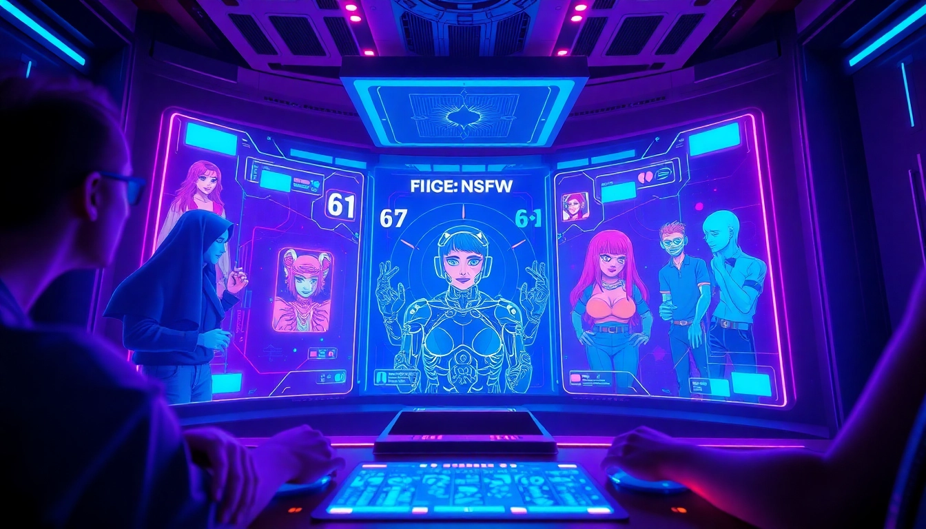 Engaging NSFW AI chat interface showcasing immersive virtual interactions.