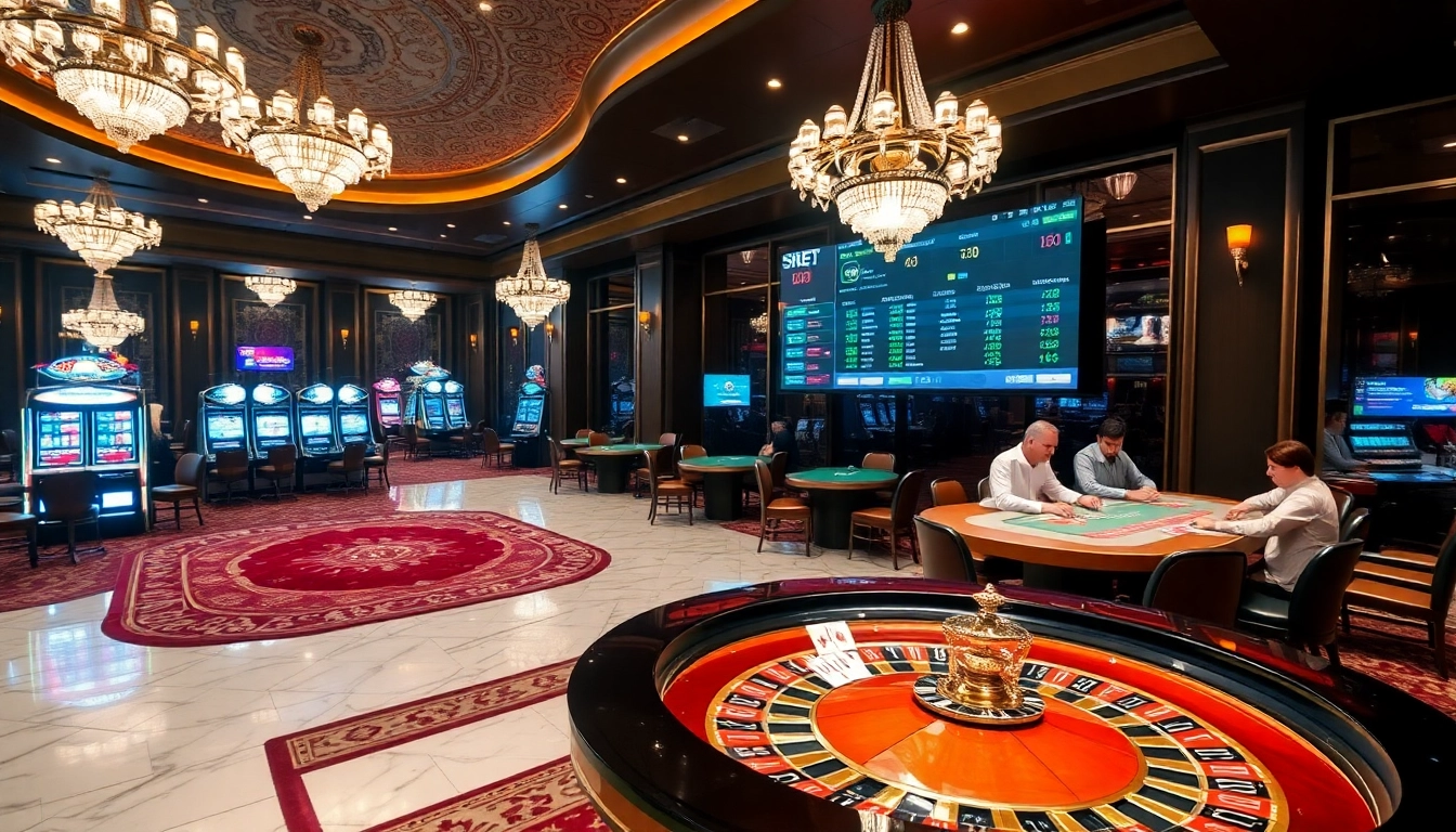 Engaged players enjoying casino games at SHBET, showcasing excitement and strategic gameplay.