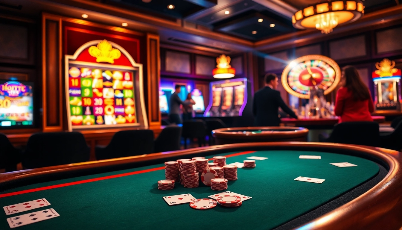 Découvrez l'élégance du casino en ligne France avec des tables vibrantes et un gameplay palpitant.