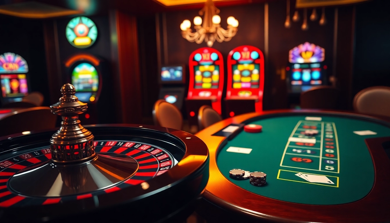 Découvrez l'excitation du casino en ligne France avec des machines à sous vibrantes et des jeux de table élégants.