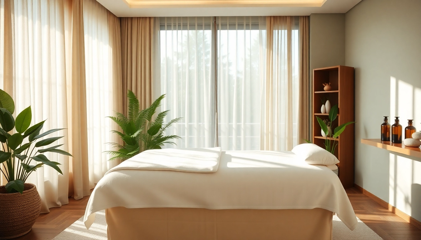 편안한 분위기와 자연 요소가 있는 의정부 마사지 치료실.