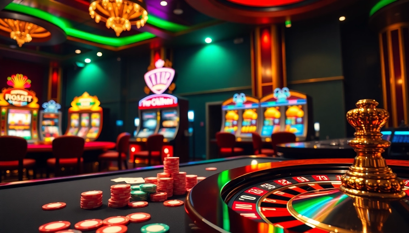 Un croupier distribue des cartes à une table luxueuse dans un casino en ligne France, mettant en avant l'excitation et un jeu professionnel.