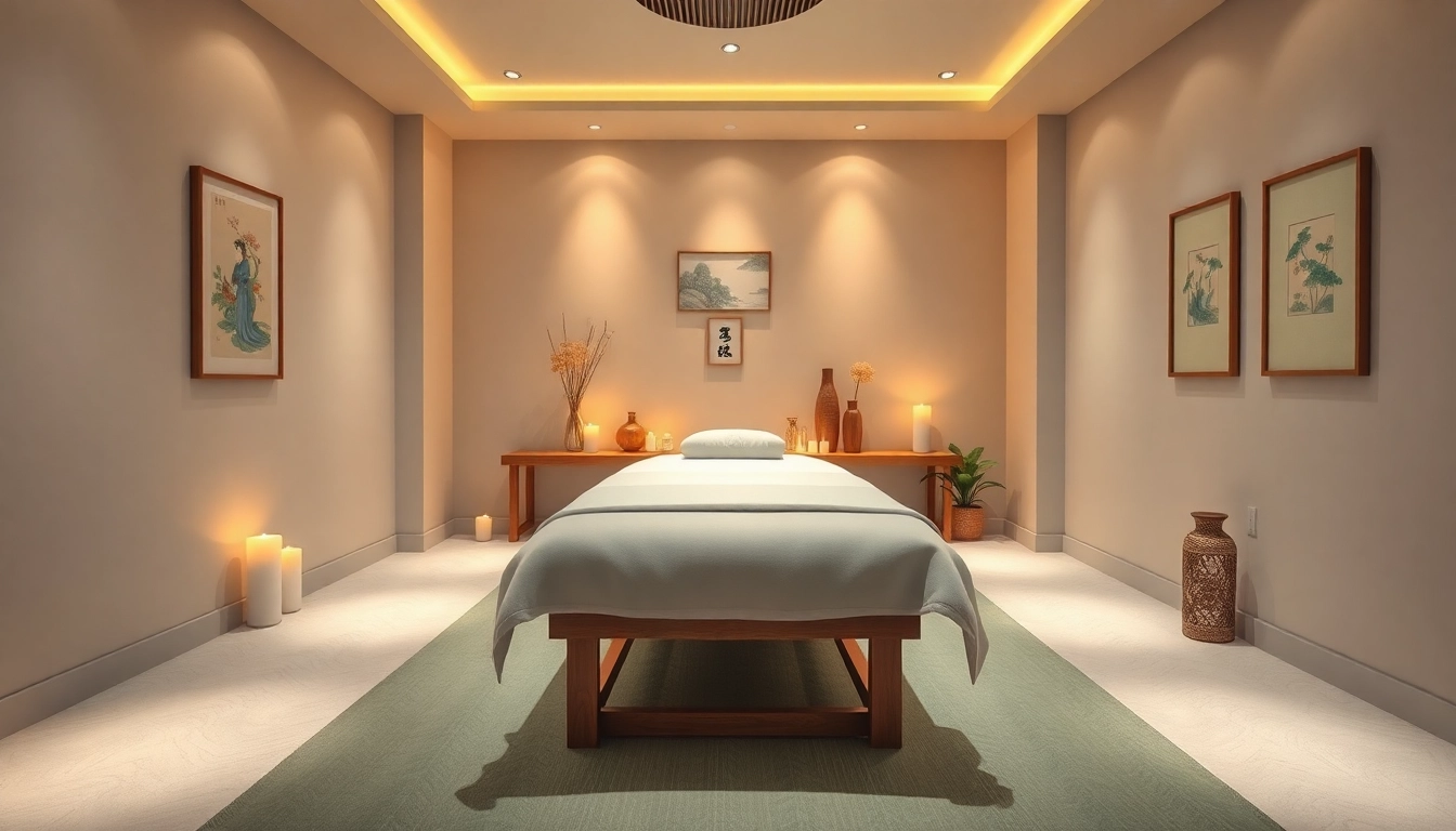 인천마사지 치료실, 매력적인 분위기와 편안한 색상, 차분한 장식이 어우러진 모습.