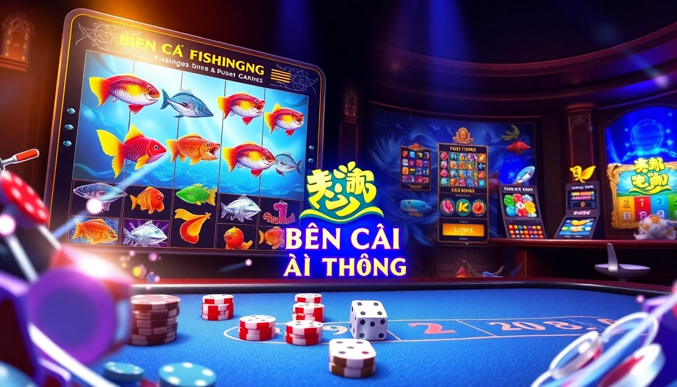 Engaging fishing-themed casino experience in bắn cá đổi thưởng game, showcasing vibrant visuals.