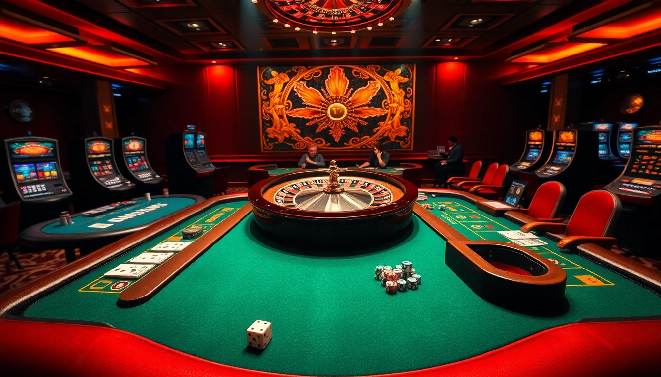 Vivez l'excitation du casino en ligne France avec des tables élégantes, de la roulette et des machines à sous vibrantes.