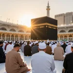 Umroh full ramadhan pilgrims at Masjidil Haram, spiritual journey, travel experience