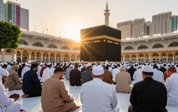 Umroh full ramadhan pilgrims at Masjidil Haram, spiritual journey, travel experience